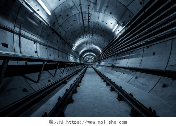 正在建设的地铁深隧道